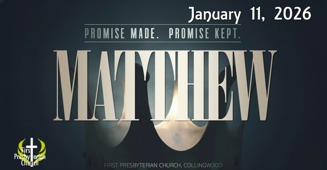 Sunday January 11 Worship Service