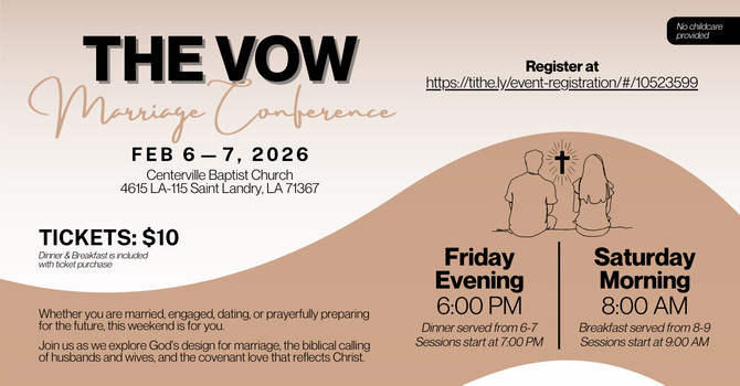 THE VOW - Marriage Conference