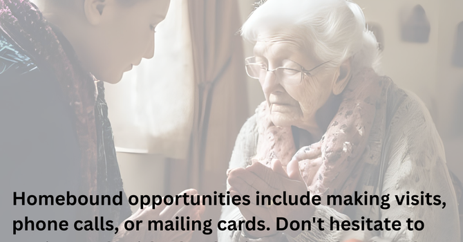 Homebound Ministry image