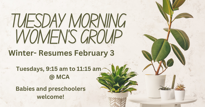 Tuesday Morning Women's Bible study