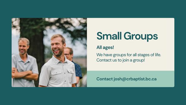Join a Small Group