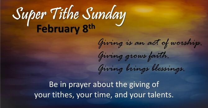 Super Tithe Sunday