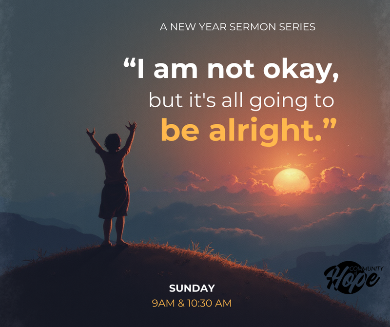 "I am not okay, but it's all going to be alright" 