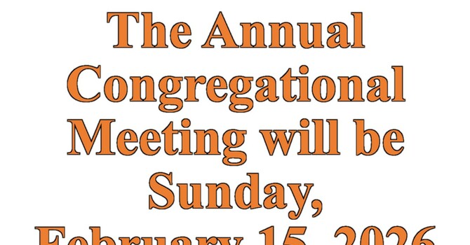 Annual Congregational Meeting