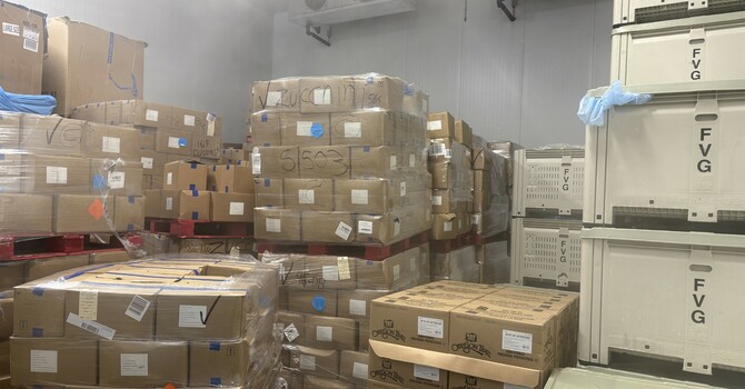 Cooler and Freezer are full!  