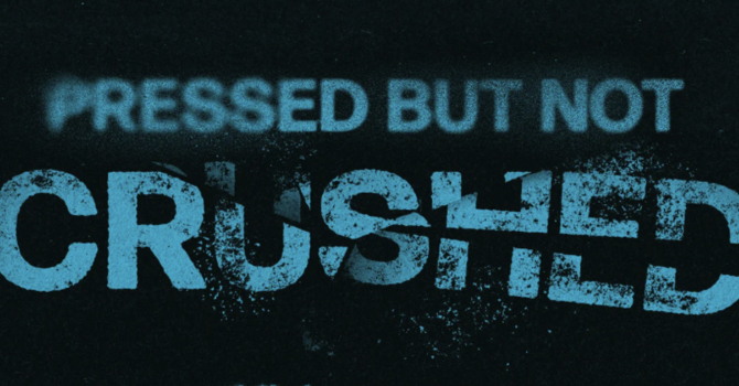"Pressed, but not Crushed!"