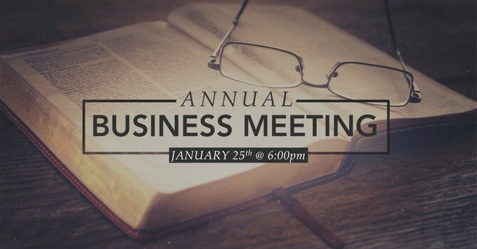 Annual Church Buisness Meeting
