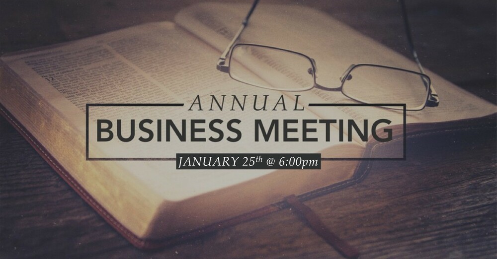 Annual Church Buisness Meeting