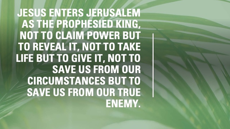 The King Enters With Purpose