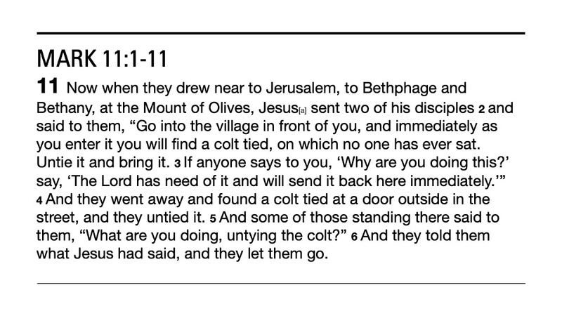 The King Enters With Purpose