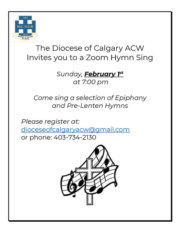 ACW February Hymn Sing