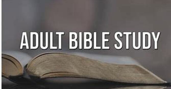 Adult Bible Study