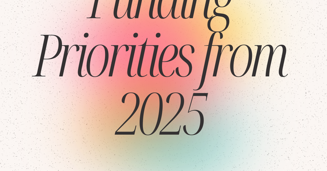 Record of Funding Priorities Meeting January 2025