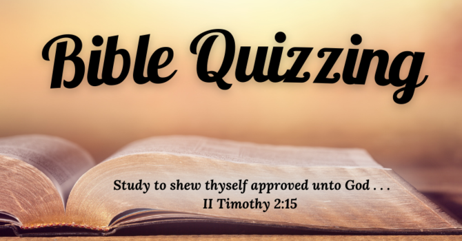 Teen Bible Quizzing