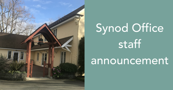 Synod Office staff announcement