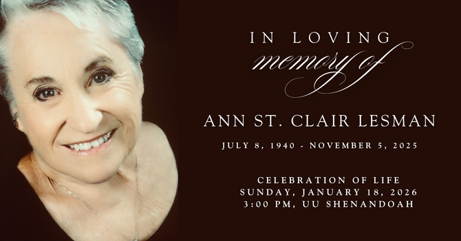 Celebration of Life: Ann St. Clair Lesman