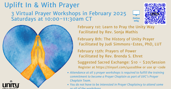 Virtual Prayer Workshops