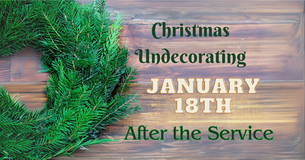 Christmas Undecorating