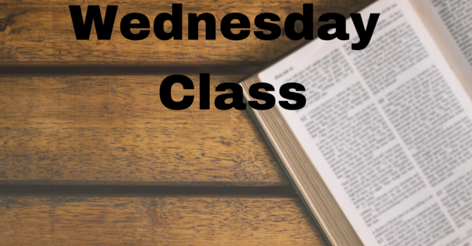 Wednesday Bible Study