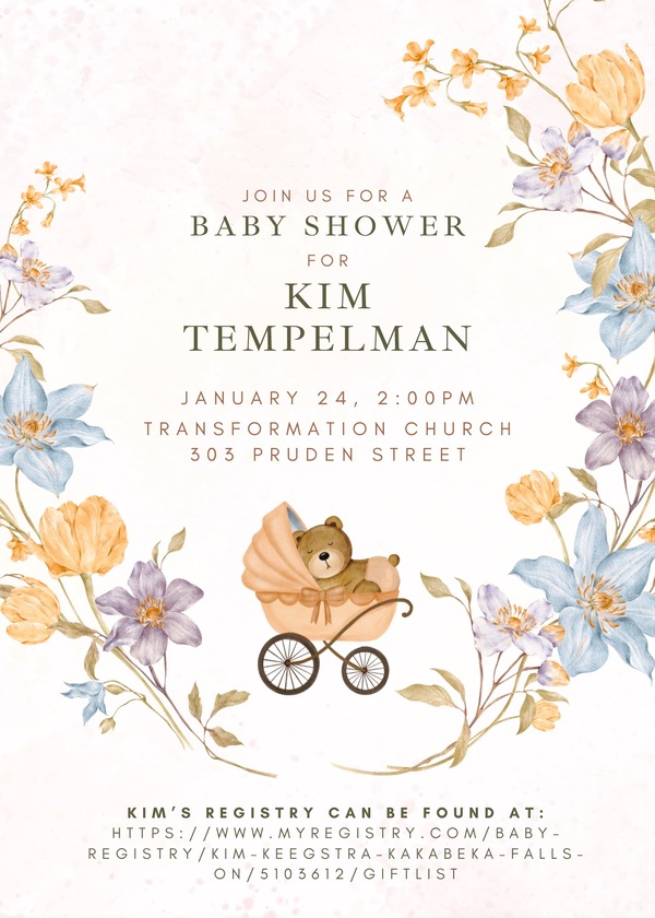 Baby Shower for Kim