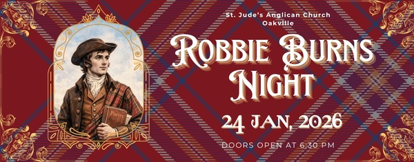 Robbie Burns Night - Saturday, January 24, 2026 @ 6:30 PM