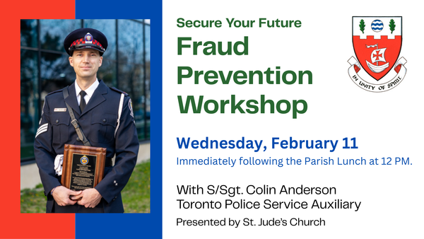 Fraud Prevention Workshop: Wednesday, February 11, 2026 