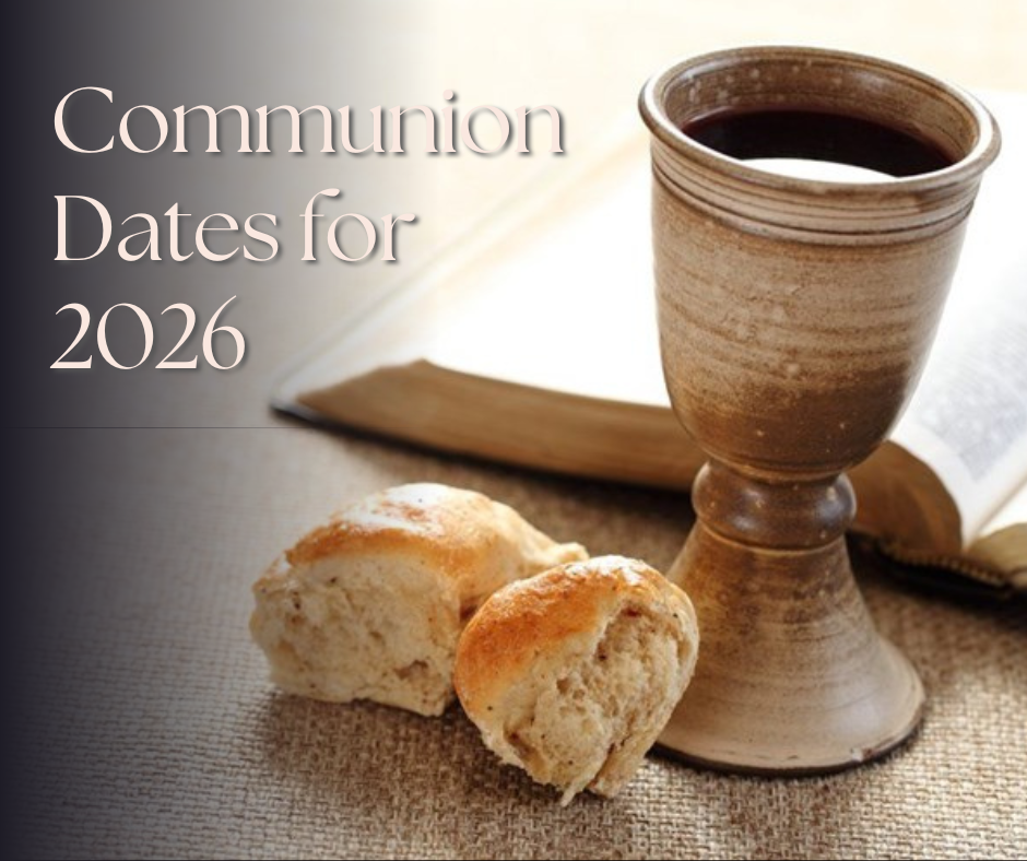 Communion Dates for 2026 | Glen Morris United Church