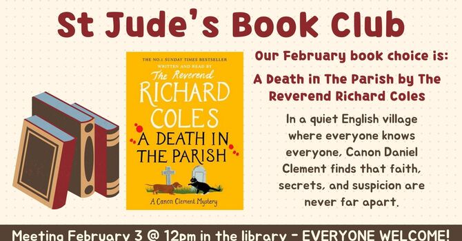St Jude's Book Club - February Meetup