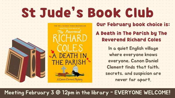 St Jude's Book Club - February Meetup