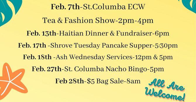 January News @ St. Columba image