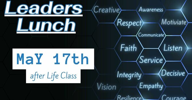 Leaders Lunch Spring Sessions- May