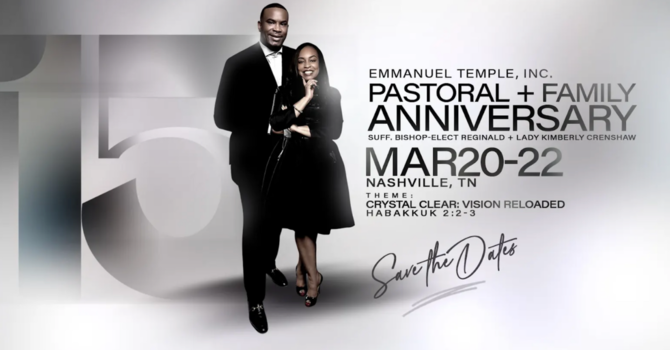 15th Pastoral Anniversary Services