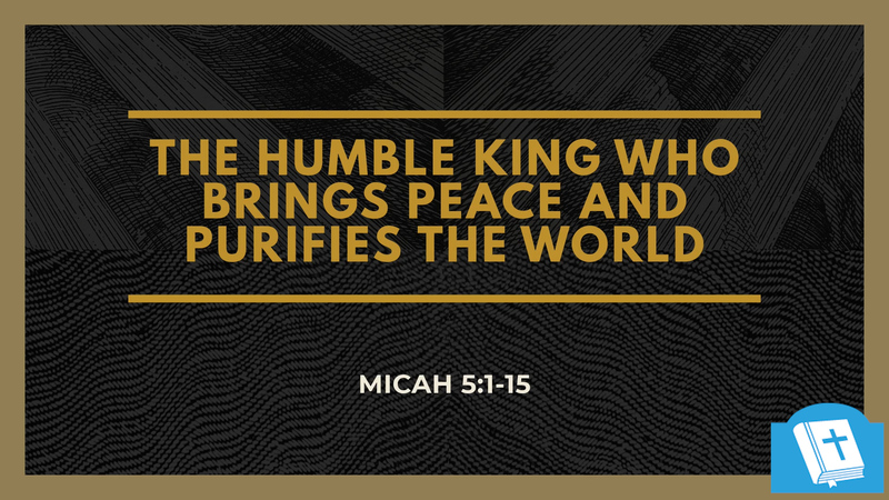The Humble King Who Brings Peace and Purifies the World.