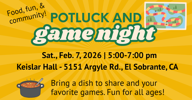 Potluck and Game Night