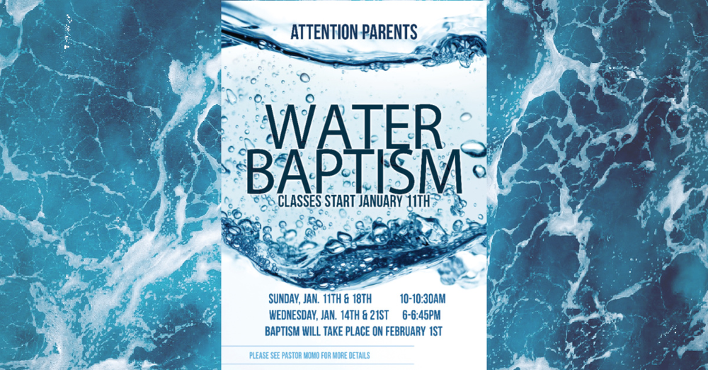 Water Baptism Service