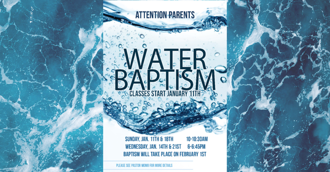 Water Baptism Service