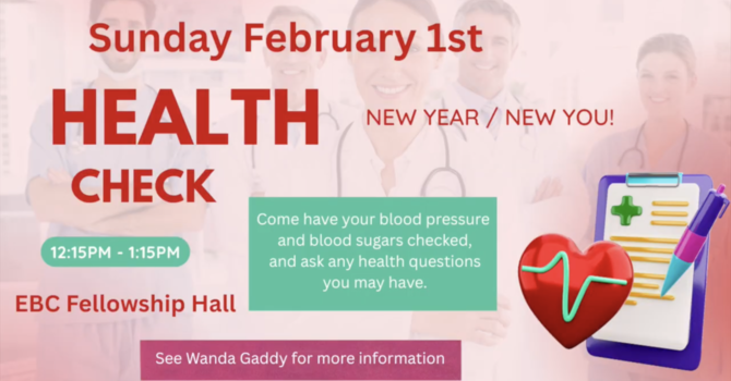 Health Check - New Year, New You!