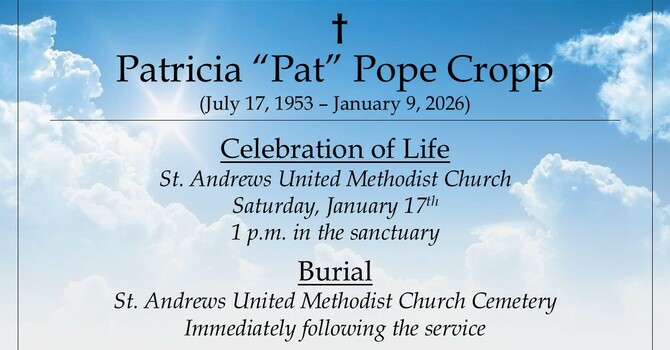 Celebration of Life for Patricia "Pat" Pope Cropp