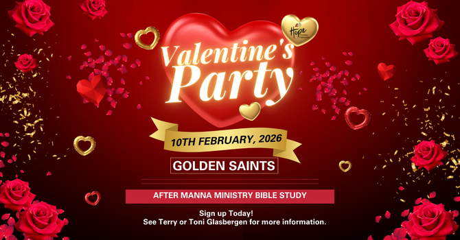 Golden Saints Valentine's Day Party