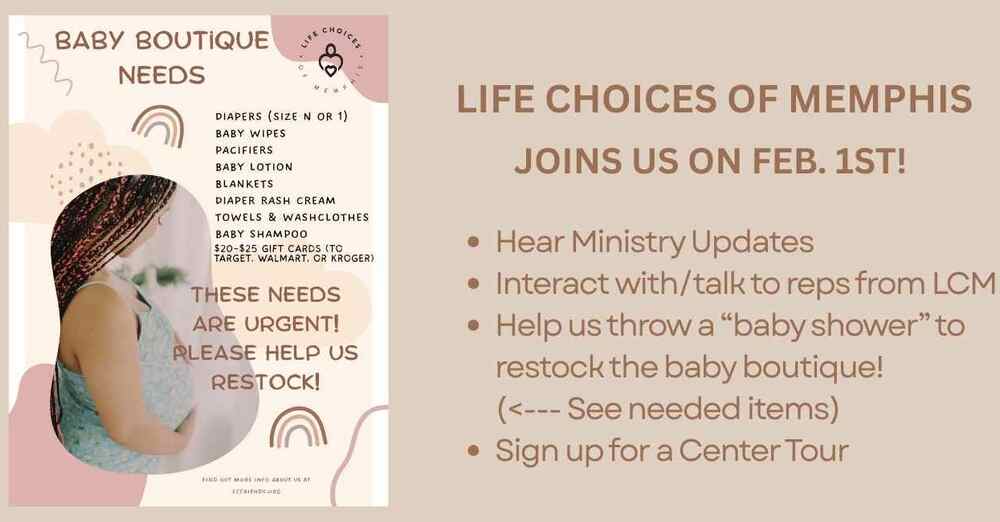 DONATIONS FOR LIFE CHOICES