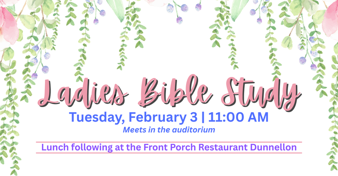 Ladies Bible Study
