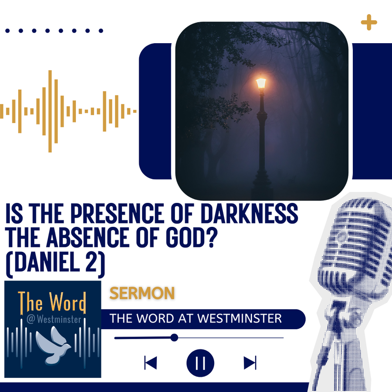 Is the presence of darkness the absence of God? (Sermon)