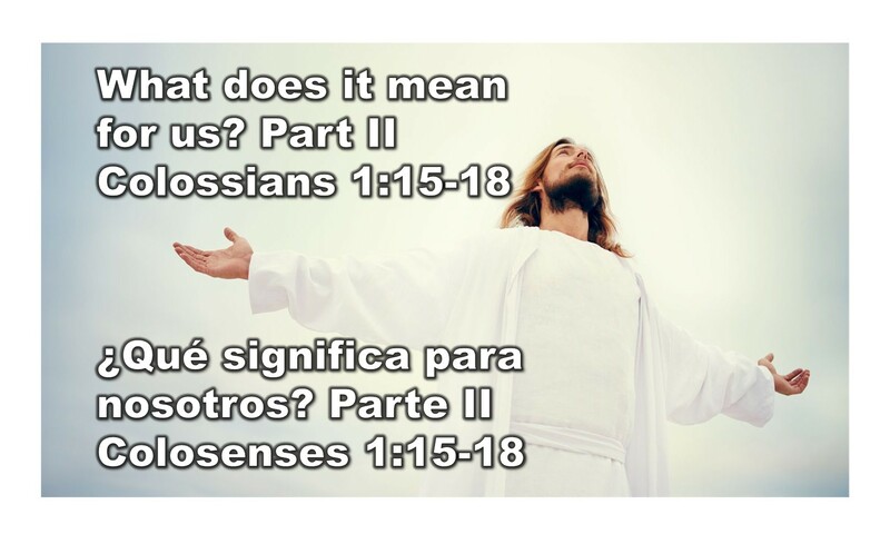 “What does it mean for us? Part II”  