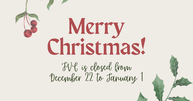 Closed for Christmas Break