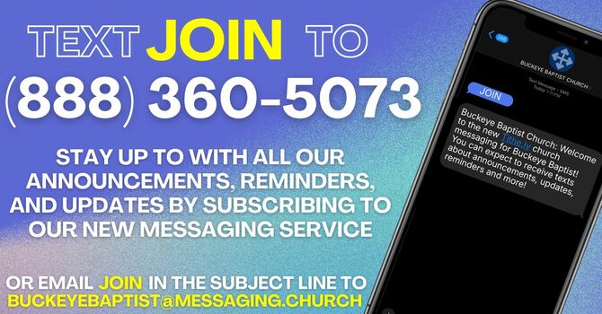 Sign Up for Our New Church Messaging System! image