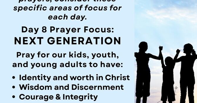 Day 8 Fasting & Prayer Encouragement image