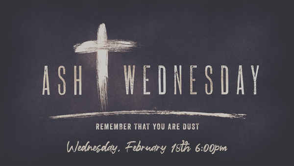 Ash Wednesday Service