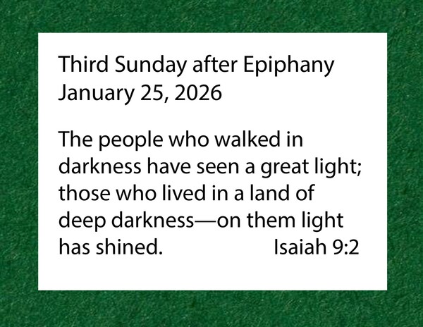 Second Sunday after Epiphany