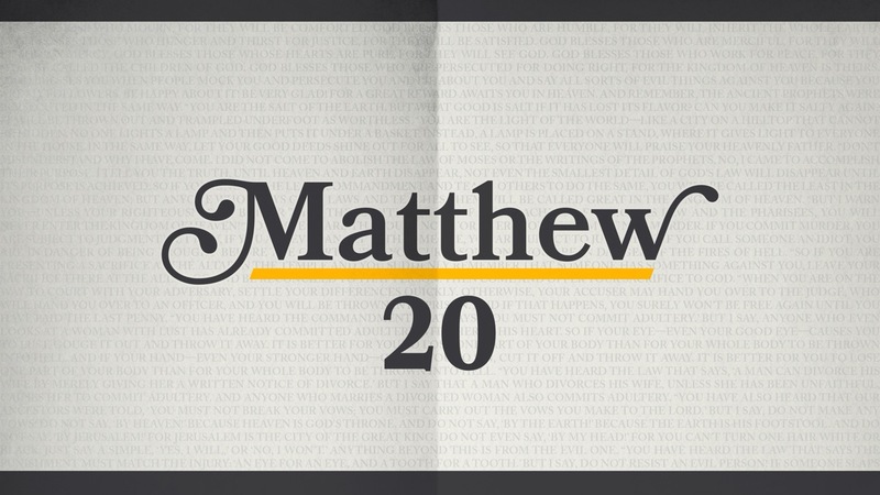 Matthew 20