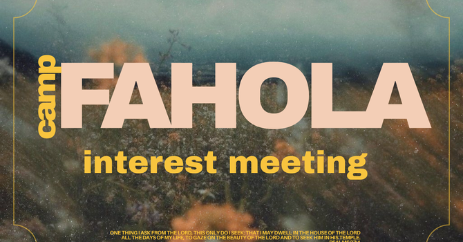 Camp Interest Meeting